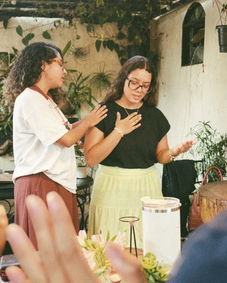 Encontro de um grupo de mulheres no Boulevard